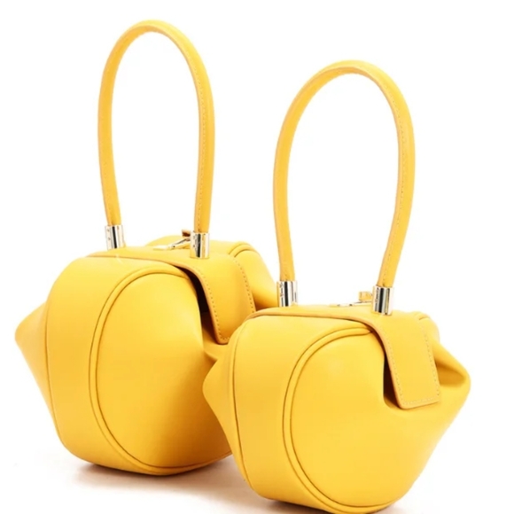 Handbags - Elegant Yellow Women's Handbag